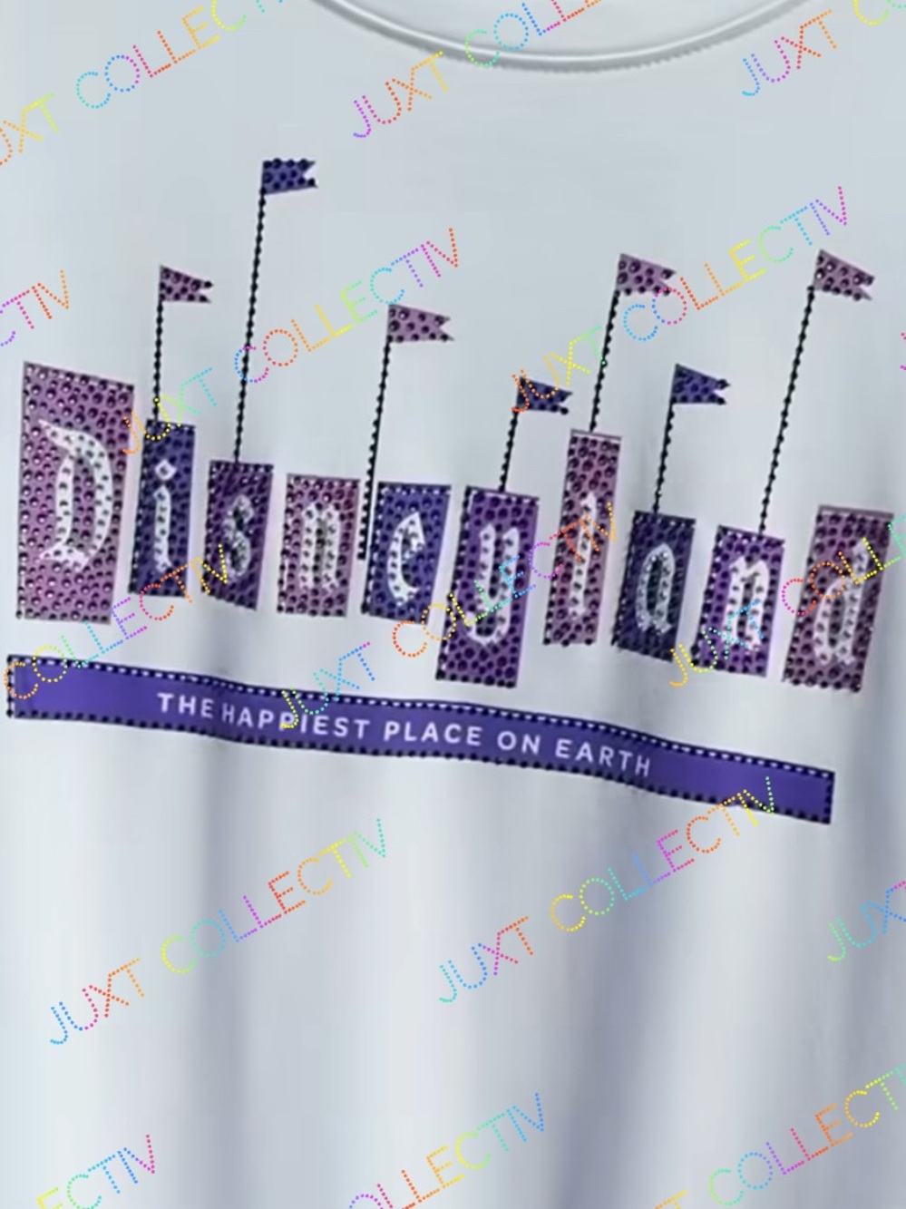 Disneyland 70th Anniversary Finale Celebration Marquee Rhinestone Shirt Top - Picture 2 of 3